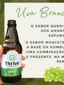 Imagem de Bebida Kombucha 300ml Thrive Uva Branca