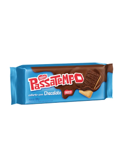 Imagem de BISCOITO NESTLE 120G PASSATEMPO COBERTO CHOCOLATE
