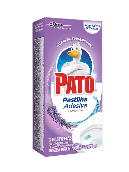 Imagem de Pato Pastilha Adesiva C/3 Lavanda