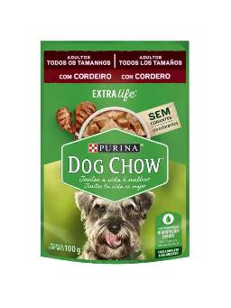 Imagem de Alimento Para Caes Dog Chow 100g Cordeiro