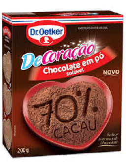 Imagem de Chocolate Em Po 70% Cacau 200g