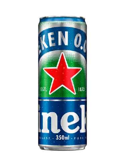 Imagem de CERVEJA HEINEKEN 350ML 0% ALCOOL