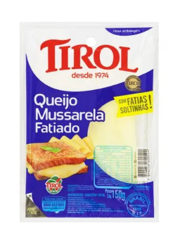 Imagem de Queijo Tirol 150g Mussarela Fatiado