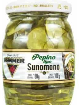 Imagem de Pepinos Hemmer 180g Tipo Sunomono