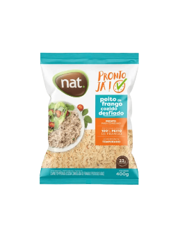 Imagem de Peito De Frango Nat 400g Desfiado Temperado