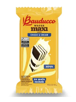 Imagem de WAFER BAUDUCCO 104G MAXI CHOCO E CREAM