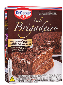 Imagem de Bolo Brigadeiro C/recheio E Cobertura Dr.Oetker 