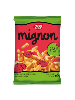 Imagem de Biscoito Zeze 60g Mignon Calabresa