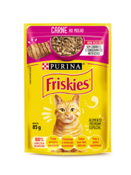 Imagem de ALIMENTO P/ GATOS FRISKIES 85G CARNE 