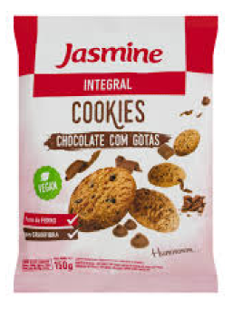 Imagem de Cookies Integral Jasmine 150g Chocolate C/gotas
