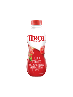 Imagem de Iogurte Tirol 830g Garrafa Morango