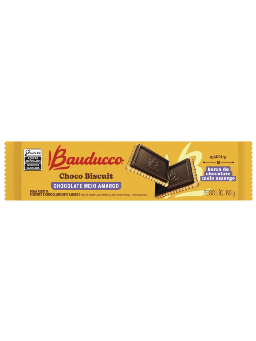 Imagem de BISCOITO BAUDUCCO 80G CHOCO BISCUIT MEIO AMARGO