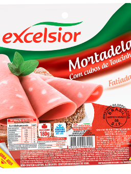 Imagem de Mortadela Excelsior 180g Com Toucinho