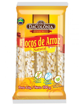 Imagem de Flocos De Arroz Da Colonia 100g Natural