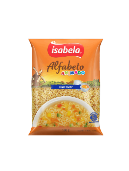 Imagem de Massa Isabela 500g Alfabeto C/Ovos