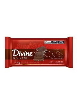 Imagem de CHOCOLATE DIVINE 70G 37% FLOCOS DE ARROZ