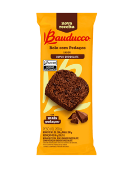 Imagem de BOLO BAUDUCCO 200G DUPLO CHOCOLATE