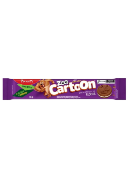 Imagem de BISCOITO RECHEADO ZOO CARTOON 85G FLOCOS
