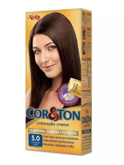 Imagem de Cor e Ton 5.0 Castanho Claro 50g