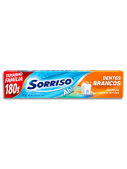 Imagem de CREME DENTAL SORRISO 180G DENTES BRANCO