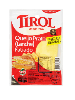 Imagem de Queijo Tirol 400g Prato Fatiado