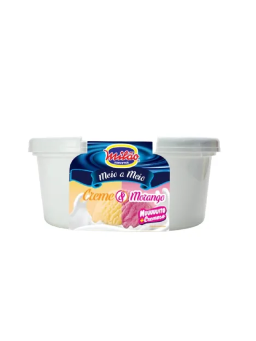 Imagem de SORVETE MILAO 1 LITRO CREME E MORANGO