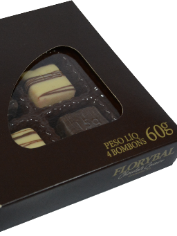 Imagem de Chocolate Florybal 60g C/4 Bombons