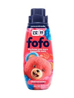 Imagem de AMACIANTE DE ROUPAS FOFO 500ML VERMELHO CON