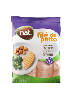 Imagem de FILE DE PEITO NAT 1KG IQF