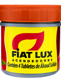 Imagem de Acendedor Fiat Lux Alcool Solido C/ 4
