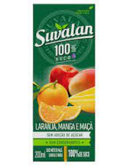 Imagem de Suco Suvalan 200ml Maca, Manga e Laranja