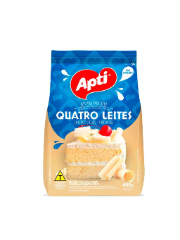 Imagem de MISTURA PARA BOLO APTI 400G QUATRO LEITE