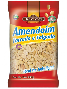 Imagem de Amendoim Da Colonia 450g Salgado e Torrado