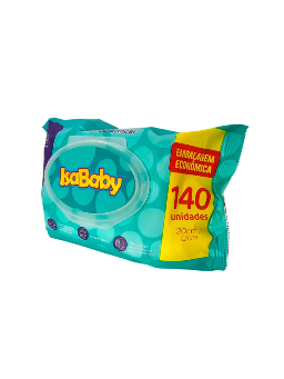 Imagem de TOALHA UMEDECIDA ISABABY C/140UN EMB ECONOMICA