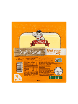 Imagem de QUEIJO VENEZA 150G COLONIAL FATIADO
