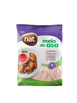 Imagem de Meio Das Asas Nat Congelado 1kg