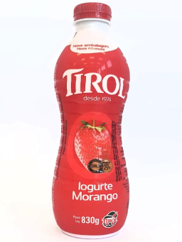 Imagem de Iogurte Tirol 830g Garrafa Morango