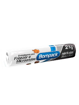 Imagem de Saco Freezer Bompack 02kg C/100