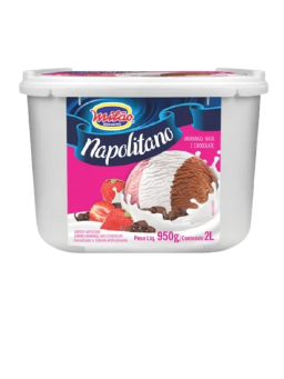 Imagem de Sorvete Milao 2 Litros Napolitano