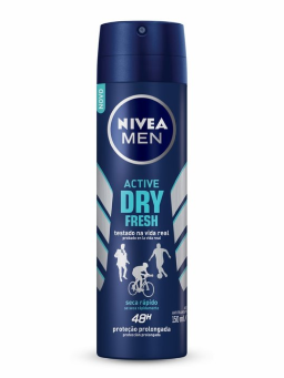 Imagem de Desodorante Nivea 150ml Aerosol Men Active Dry Fresh