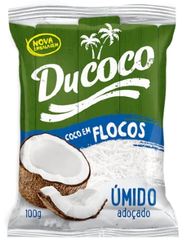 Imagem de Coco Ducoco 100 g Flocos Umido e Adocado