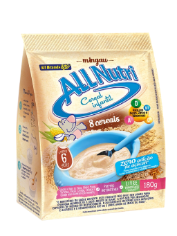 Imagem de MINGAU ALL NUTRI 180G 8 CEREAIS ZERO