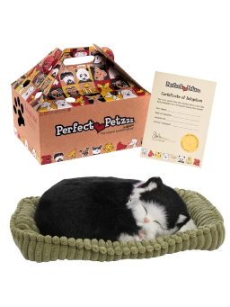 Imagem de PELUCIA FILHOTE GATO BLACK E WHITE PERFECT PETZZ