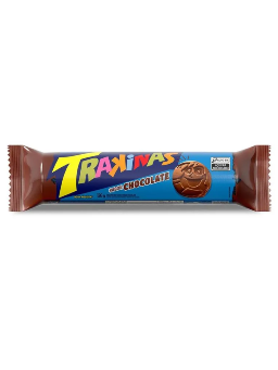 Imagem de BISCOITO RECHEADO TRAKINAS 126G CHOCOLATE
