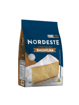 Imagem de MISTURA P/ BOLO NORDESTE 400G BAUNILHA