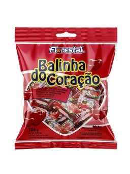 Imagem de BALA FLORESTAL 140G CORACAO