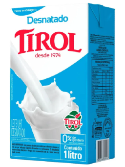 Imagem de LEITE TIROL 1 LITRO DESNATADO