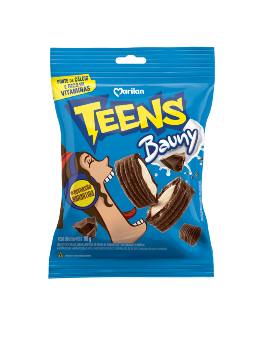 Imagem de Biscoito Recheado Marilan 80g Teens Baunilha