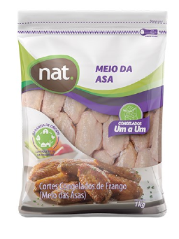 Imagem de Meio Das Asas Nat Congelado 1kg