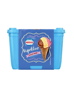 Imagem de SORVETE NESTLE 1,5 L. NAPOLITANO TRADICIONAL